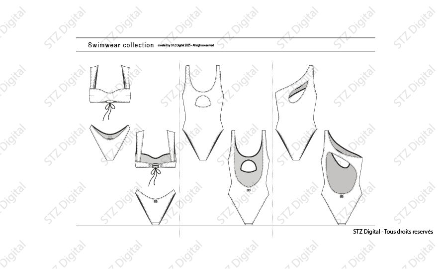 Collection de maillots de bain pour femme Collection de maillots de bain pour femme