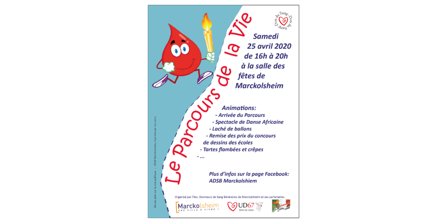 Affiche don du sang Affiche évenement don du sang