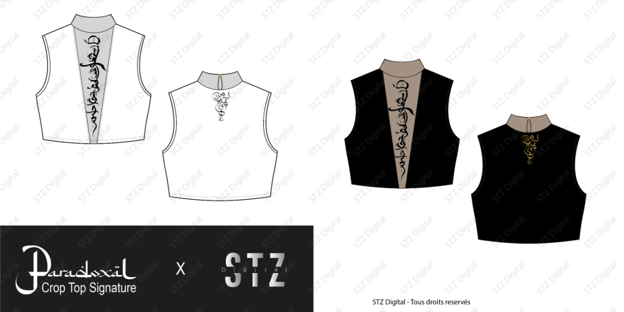 Crop Top Signature - Paradoxal Clothing Crop Top Signature - Paradoxal Clothing